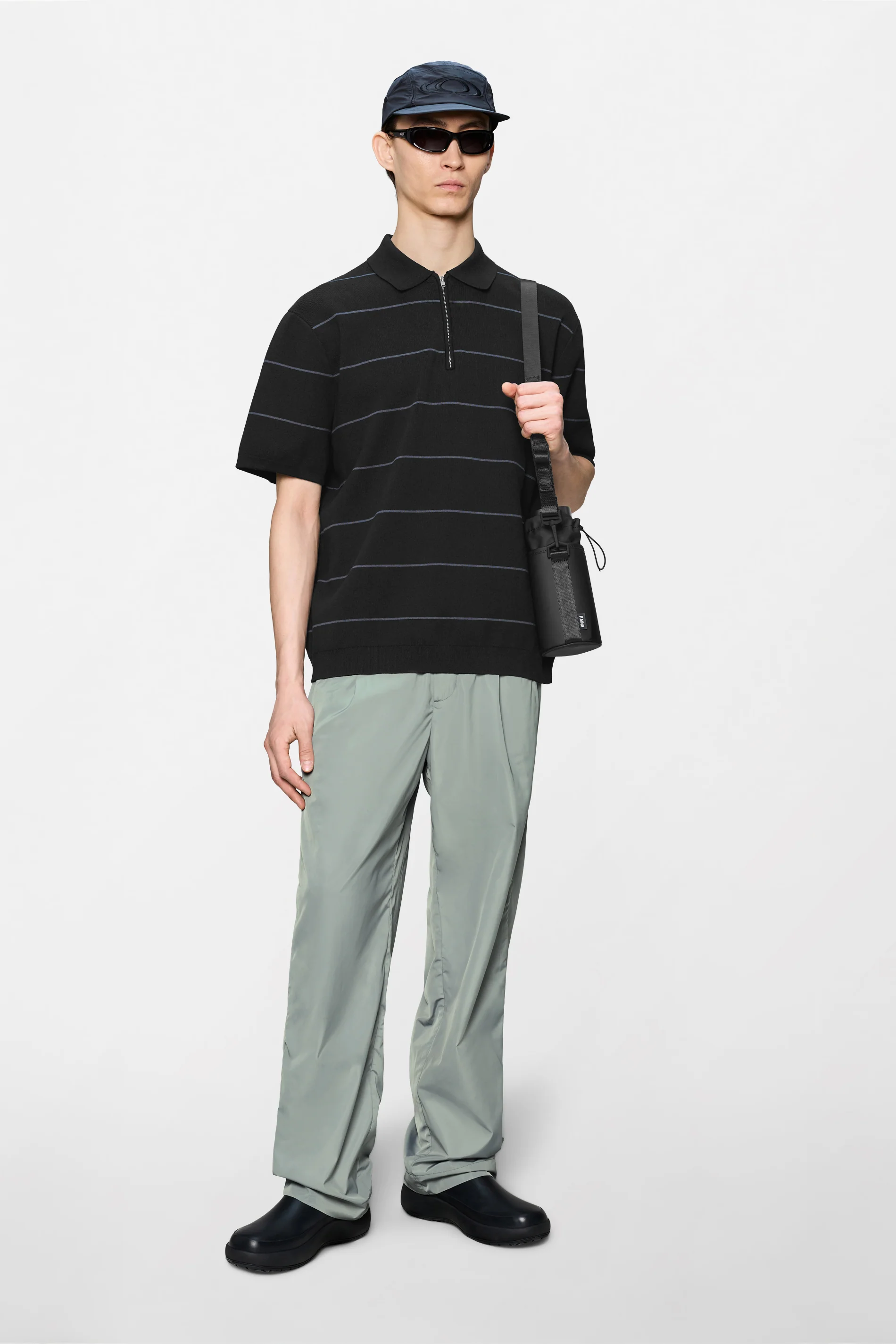 Striped Knit Polo - Image 4