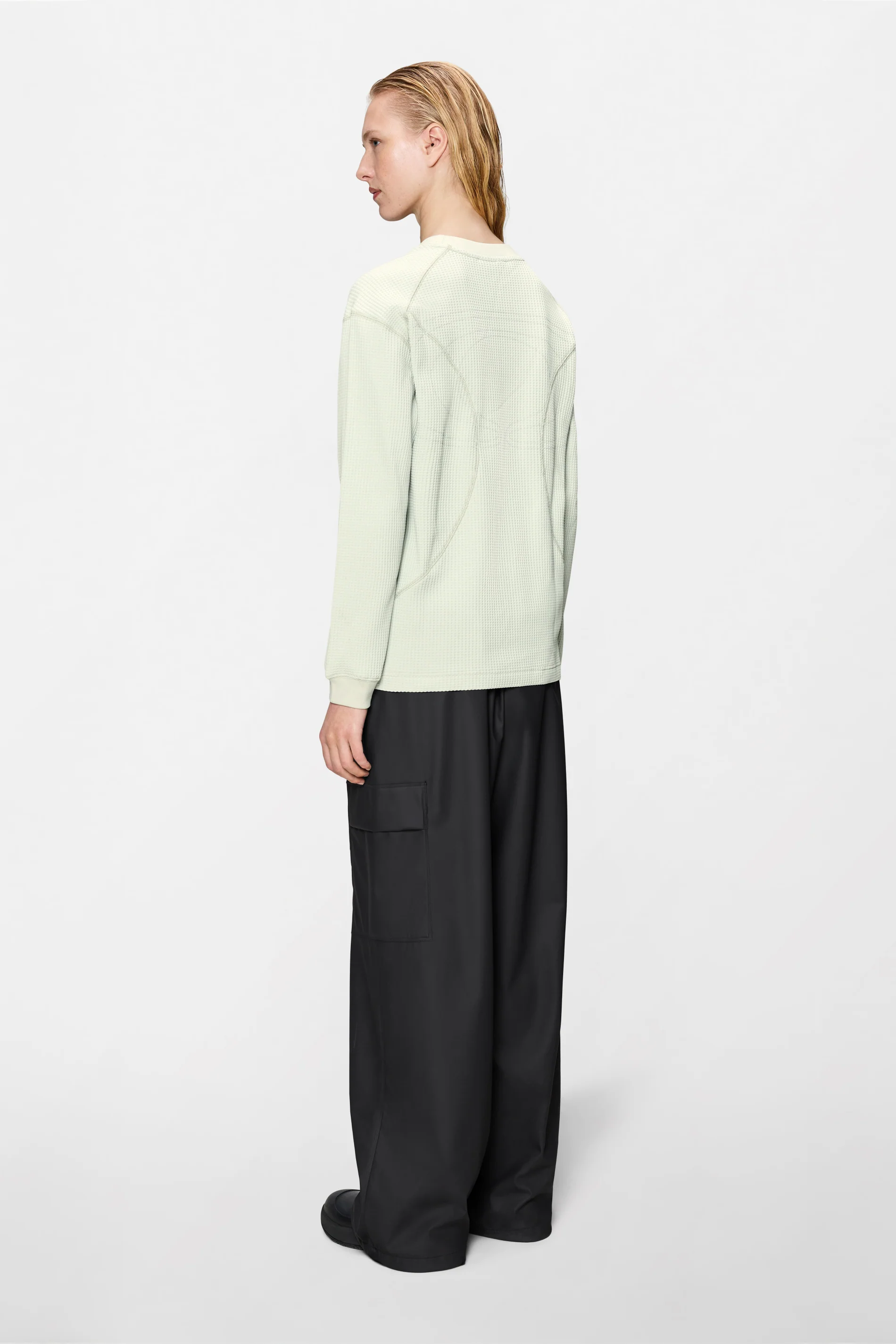 Waffle Long Sleeve T-shirt Splash - Image 3