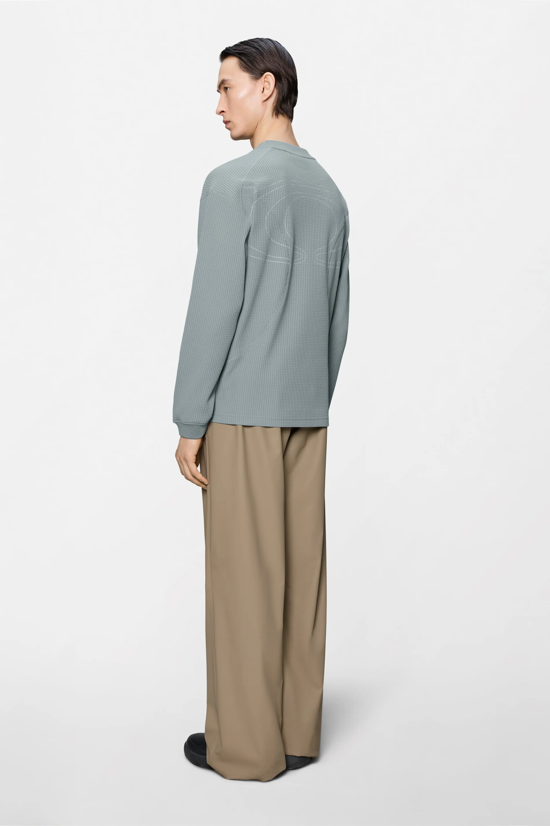 Waffle Long Sleeve T-shirt Splash - Image 3