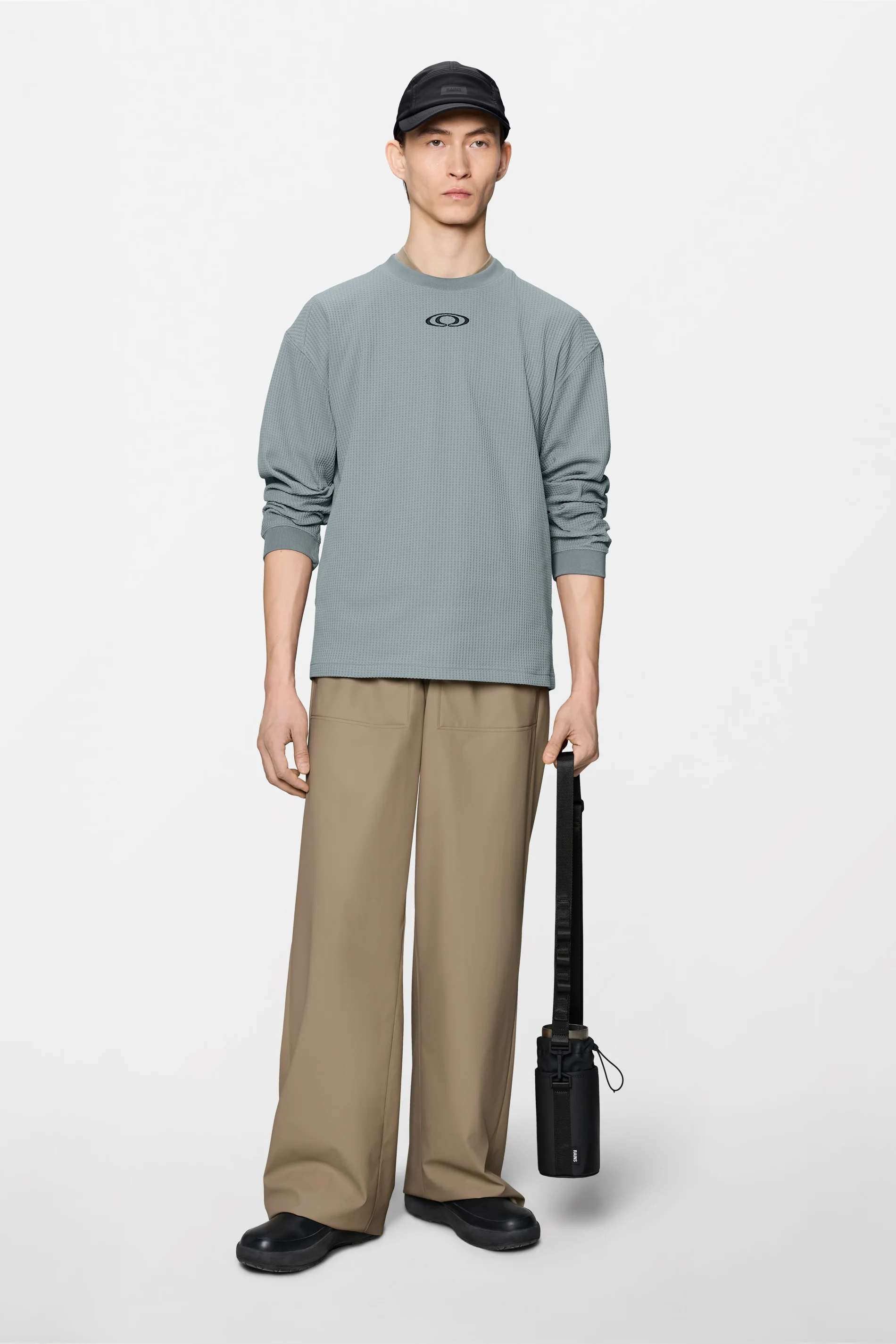 Waffle Long Sleeve T-shirt Splash - Image 4